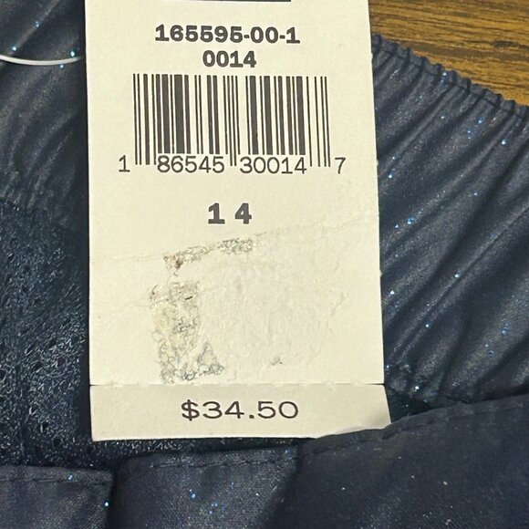 Vintage Gap Kids Size 14 Waterproof Pants Removable Bottom Navy w/ Sparkle NWT - Picture 8 of 14